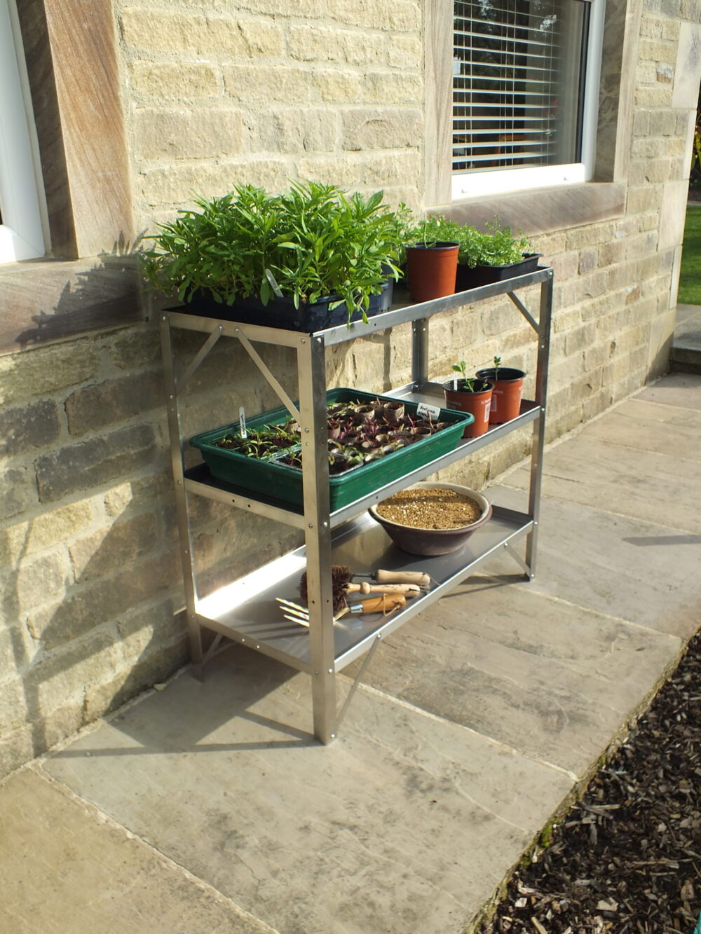 Stainless Steel Greenhouse Staging