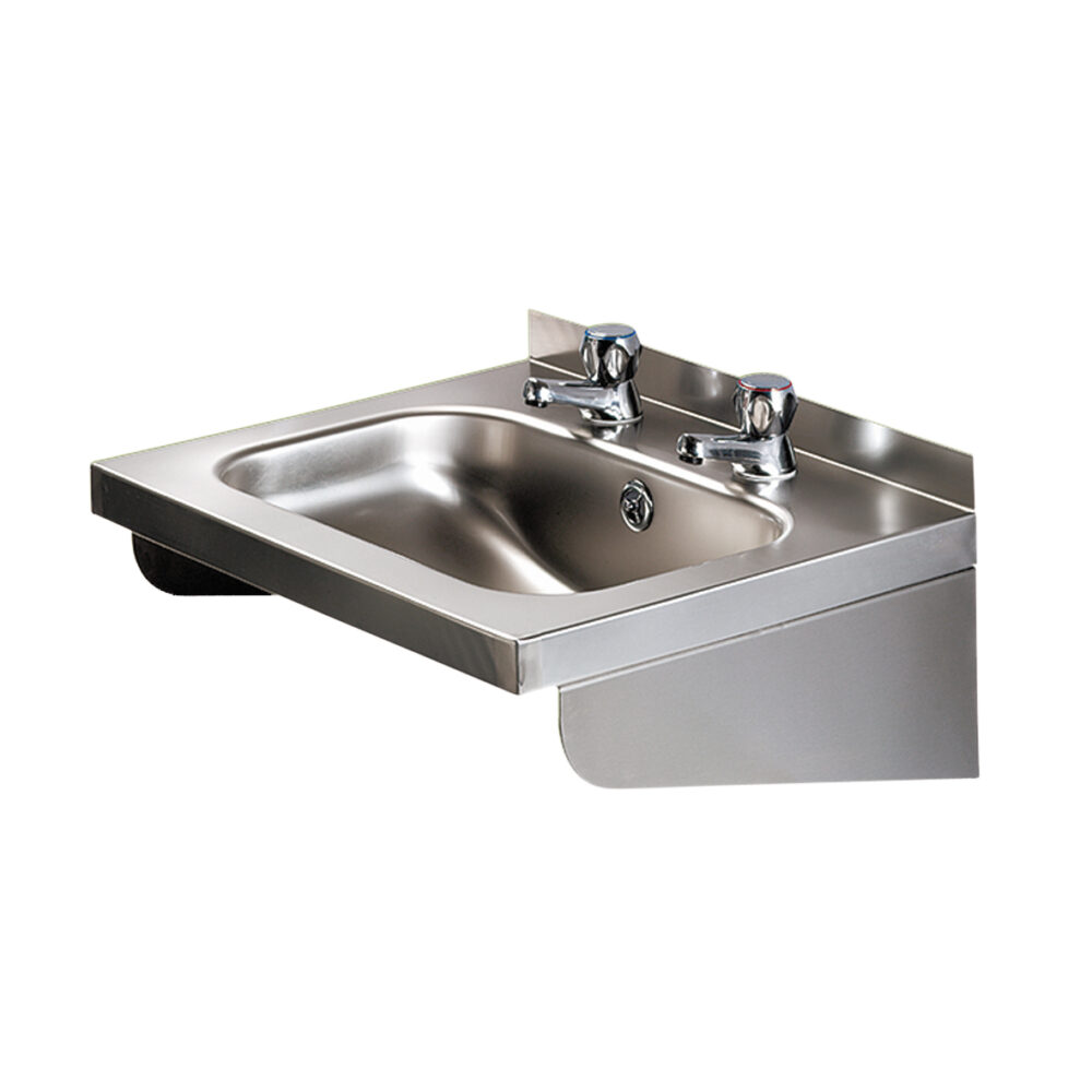 Stainless steel wall mounted sink