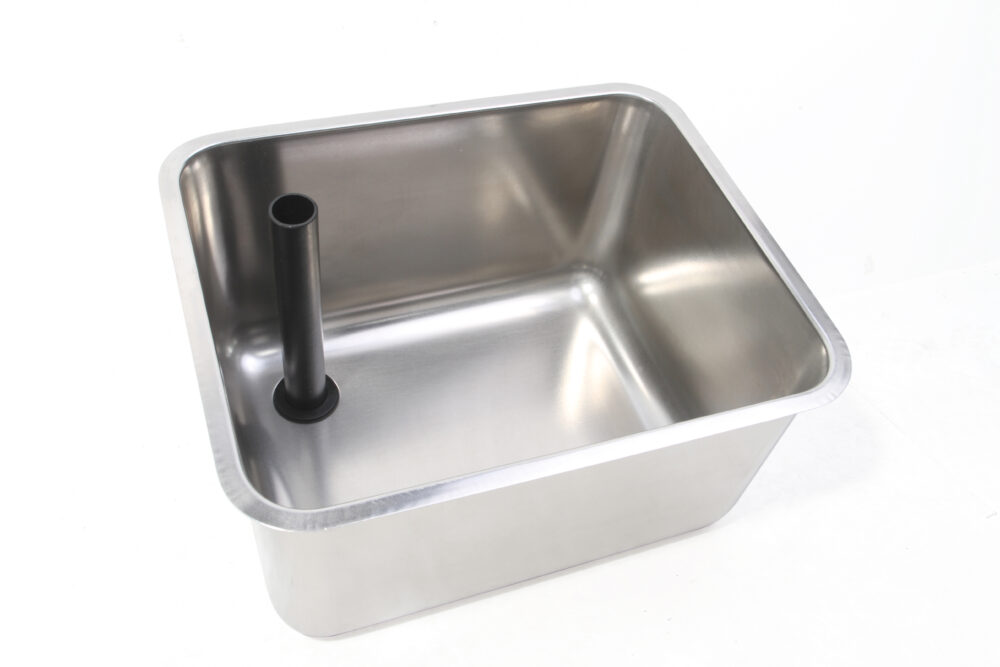 Stainless steel undermount metric bowls